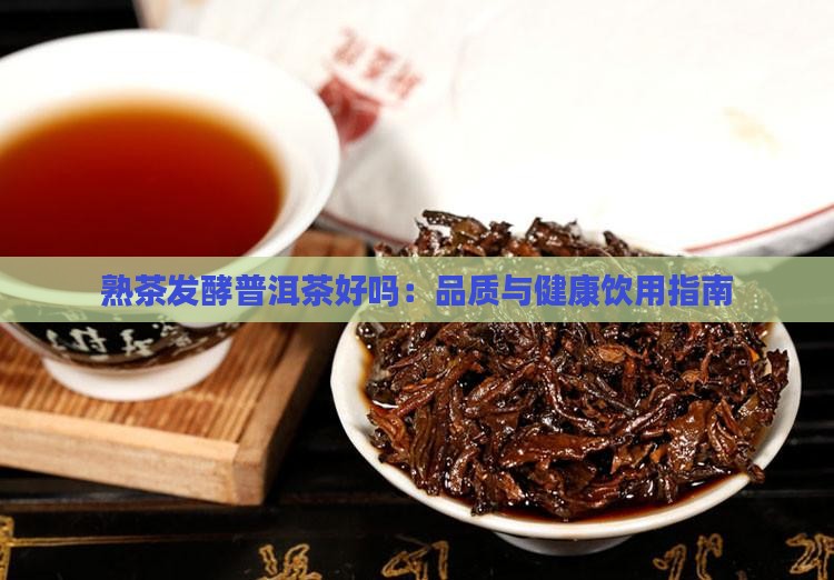 熟茶发酵普洱茶好吗：品质与健康饮用指南
