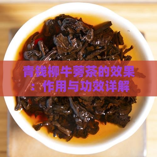 青钱柳牛蒡茶的效果：作用与功效详解