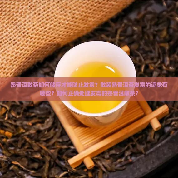 熟普洱散茶如何储存才能防止发霉？散装熟普洱茶发霉的迹象有哪些？如何正确处理发霉的熟普洱散茶？