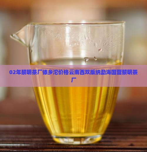 02年黎明茶厂傣乡沱价格云南西双版纳勐海国营黎明茶厂