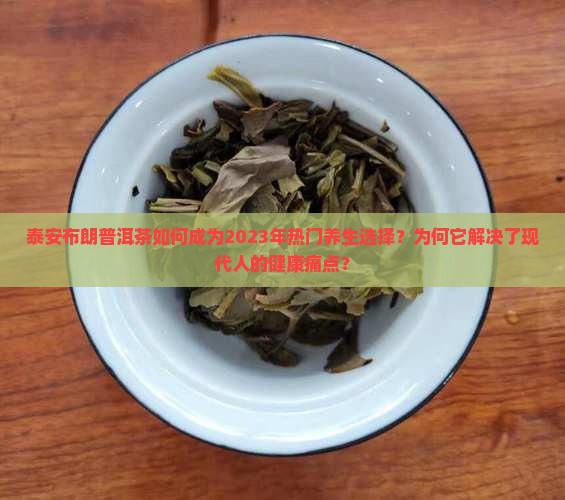 泰安布朗普洱茶如何成为2023年热门养生选择？为何它解决了现代人的健康痛点？