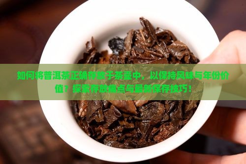 如何将普洱茶正确存放于茶壶中，以保持风味与年份价值？探索存放痛点与最新保存技巧！