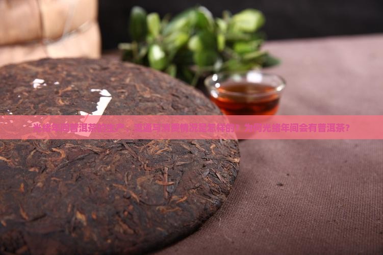 光绪年间普洱茶的生产、流通与消费情况是怎样的？为何光绪年间会有普洱茶？