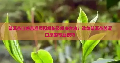 普洱茶口感苦涩原因解析及解决方法：改善普洱茶苦涩口感的专业技巧