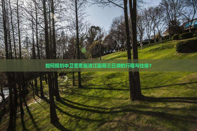 如何规划中卫至恩施清江画廊三日游的行程与住宿？