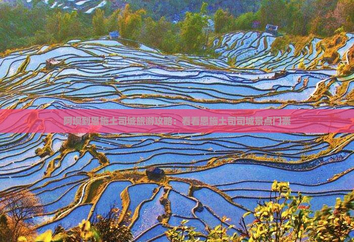 阿坝到恩施土司城旅游攻略：看看恩施土司司城景点门票