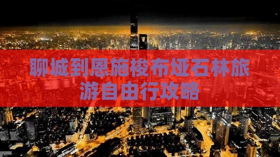 聊城到恩施梭布垭石林旅游自由行攻略
