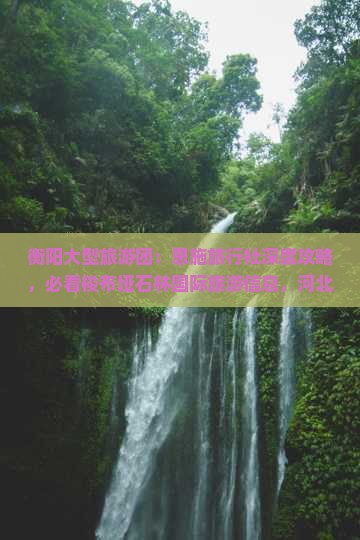 衡阳大型旅游团：恩施旅行社深度攻略，必看梭布垭石林国际旅游信息，河北组织当地口碑旅游团看看梭布美景