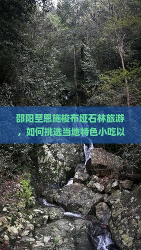 邵阳至恩施梭布垭石林旅游，如何挑选当地特色小吃以满足味蕾需求？