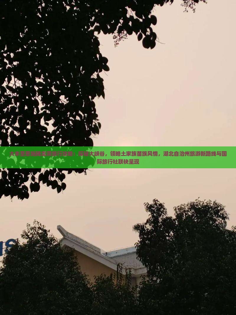 大丰至恩施腾龙洞旅行攻略：探秘大峡谷，领略土家族苗族风情，湖北自治州旅游新路线与国际旅行社联袂呈现