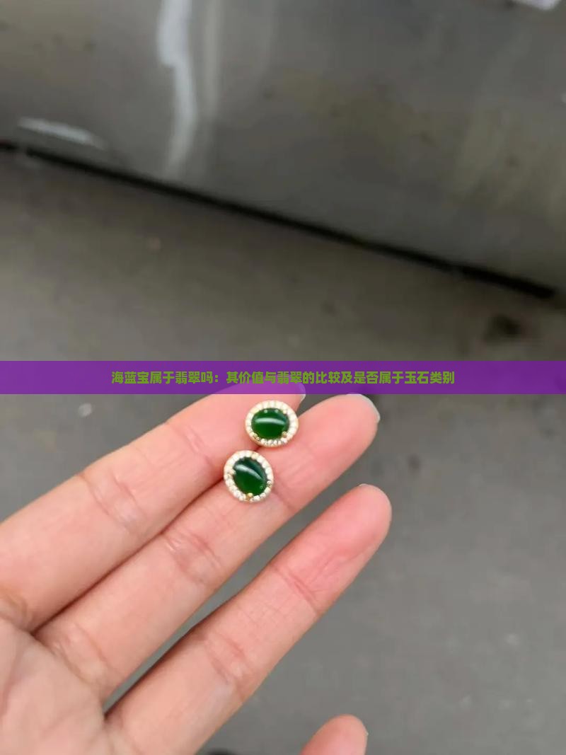 海蓝宝属于翡翠吗：其价值与翡翠的比较及是否属于玉石类别