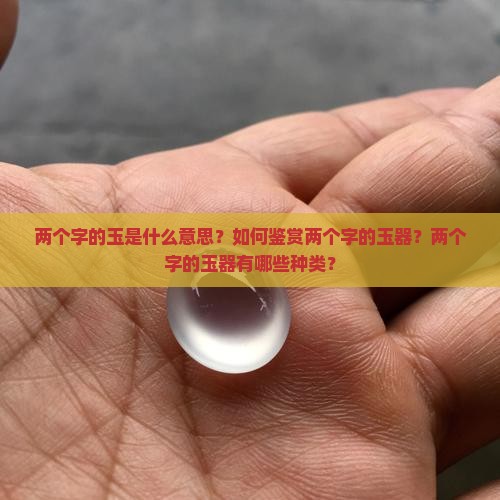 两个字的玉是什么意思？如何鉴赏两个字的玉器？两个字的玉器有哪些种类？