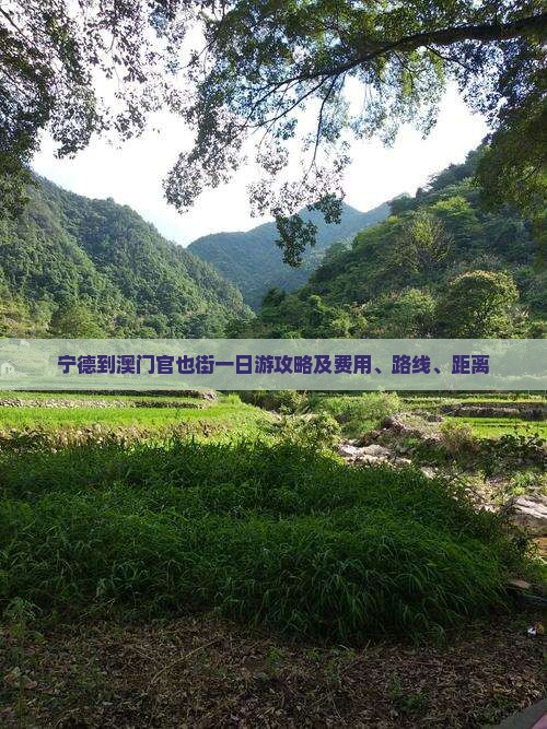 宁德到澳门官也街一日游攻略及费用、路线、距离
