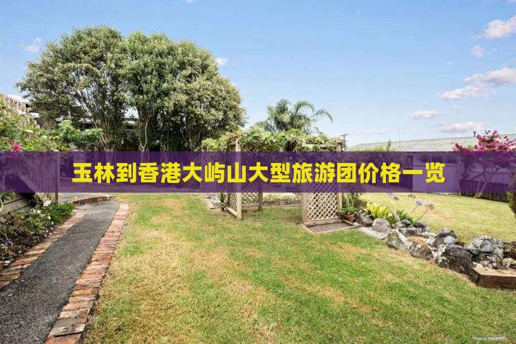 玉林到香港大屿山大型旅游团价格一览