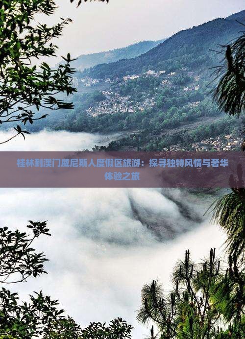 桂林到澳门威尼斯人度假区旅游：探寻独特风情与奢华体验之旅