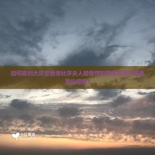 如何规划大庆至香港杜莎夫人蜡像馆的团体旅游行程及票价信息？