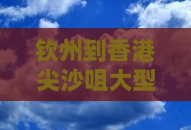 钦州到香港尖沙咀大型旅游团报价及费用详情