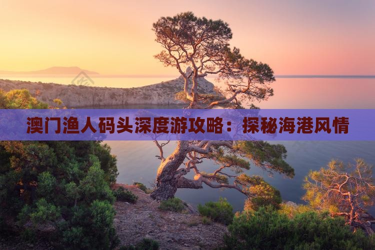 澳门渔人码头深度游攻略：探秘海港风情