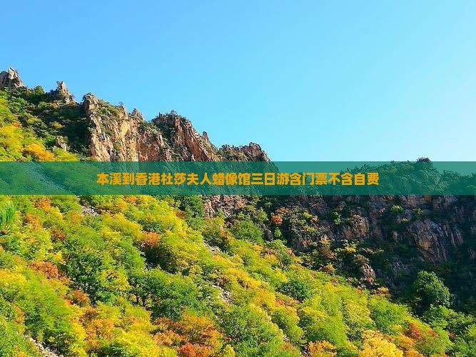 本溪到香港杜莎夫人蜡像馆三日游含门票不含自费