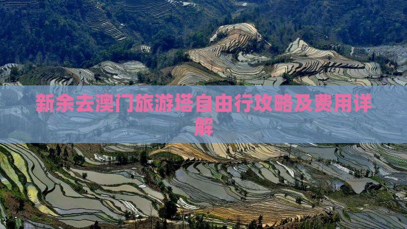 新余去澳门旅游塔自由行攻略及费用详解