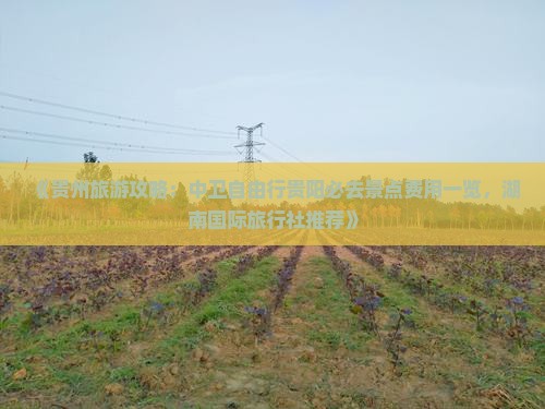 《贵州旅游攻略：中卫自由行贵阳必去景点费用一览，湖南国际旅行社推荐》