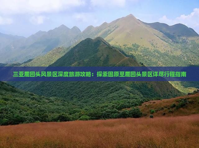 三亚鹿回头风景区深度旅游攻略：探索固原至鹿回头景区详尽行程指南