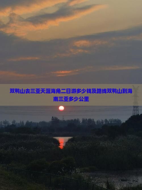 双鸭山去三亚天涯海角二日游多少钱及路线双鸭山到海南三亚多少公里