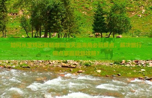 如何从宝鸡出发畅游三亚天涯海角必玩景点，解决旅行痛点掌握最新攻略？