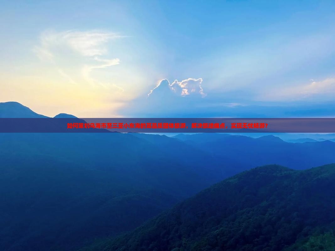 如何策划乌海市至三亚小东海的高品质团体旅游，解决旅途痛点，实现无忧畅游？