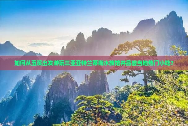 如何从玉溪出发游玩三亚亚特兰蒂斯水族馆并品尝当地热门小吃？