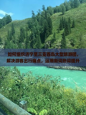 如何组织济宁至三亚西岛大型旅游团，解决游客出行痛点，运用新词热词提升参团兴趣？