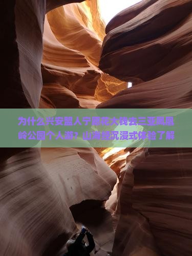 为什么兴安盟人宁愿花大钱去三亚凤凰岭公园个人游？山海经沉浸式体验了解一下
