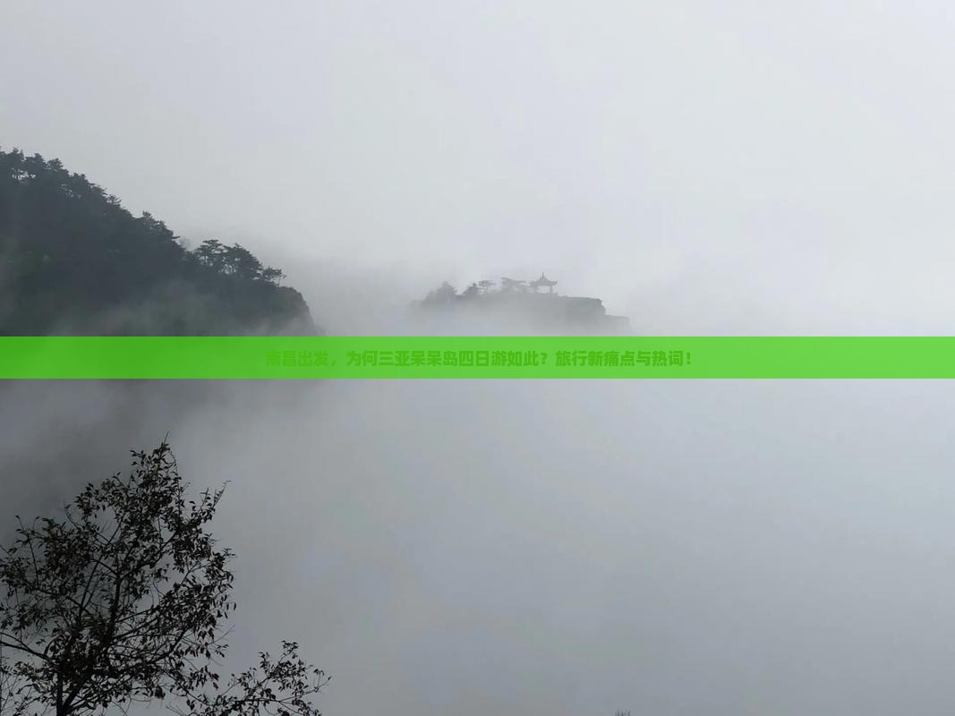 南昌出发，为何三亚呆呆岛四日游如此？旅行新痛点与热词！