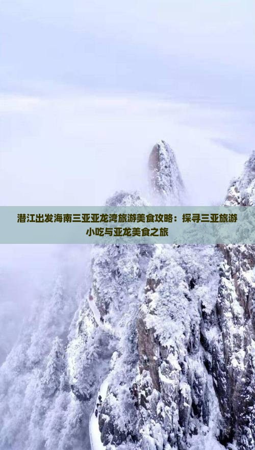 潜江出发海南三亚亚龙湾旅游美食攻略：探寻三亚旅游小吃与亚龙美食之旅