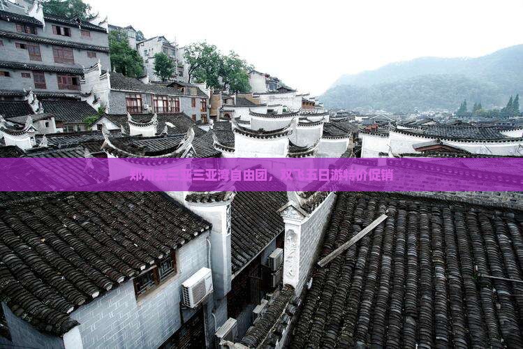 郑州去三亚三亚湾自由团，双飞五日游特价促销