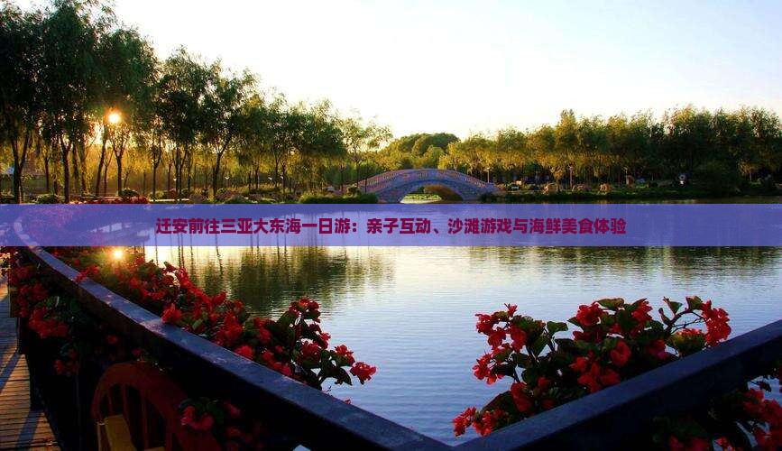 迁安前往三亚大东海一日游：亲子互动、沙滩游戏与海鲜美食体验