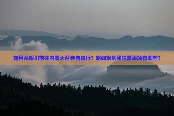 如何从银川前往内蒙大召寺自由行？路线规划和注意事项有哪些？