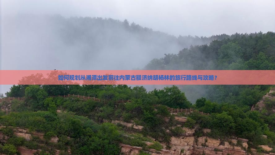 如何规划从湘潭出发前往内蒙古额济纳胡杨林的旅行路线与攻略？