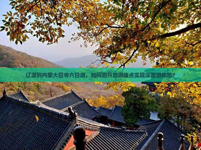 辽源到内蒙大召寺六日游，如何避开旅游痛点实现深度游体验？