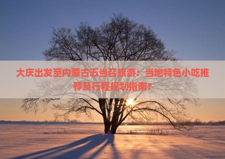 大庆出发至内蒙古五当召旅游：当地特色小吃推荐及行程规划指南？
