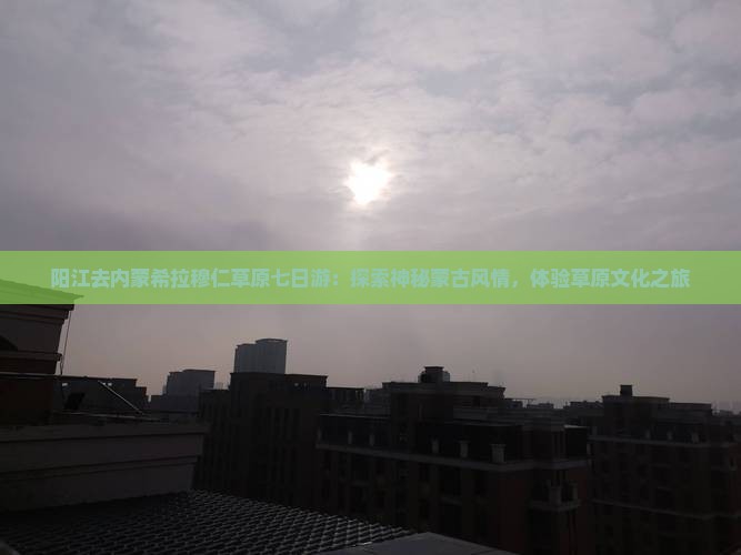 阳江去内蒙希拉穆仁草原七日游：探索神秘蒙古风情，体验草原文化之旅