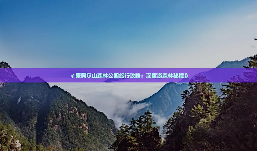 ≮蒙阿尔山森林公园旅行攻略：深度游森林秘境》