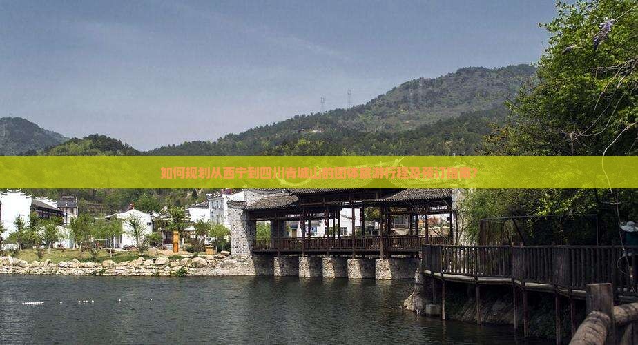 如何规划从西宁到四川青城山的团体旅游行程及预订指南？