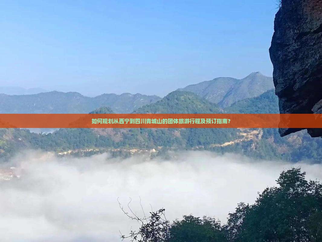 如何规划从西宁到四川青城山的团体旅游行程及预订指南？