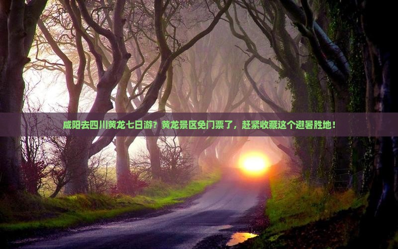 咸阳去四川黄龙七日游？黄龙景区免门票了，赶紧收藏这个避暑胜地！