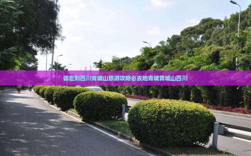 德宏到四川青城山旅游攻略必去地青城青城山四川