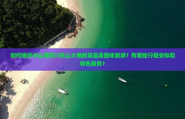 如何组织中山至四川乐山大佛的高品质团体旅游？有哪些行程安排和特色服务？