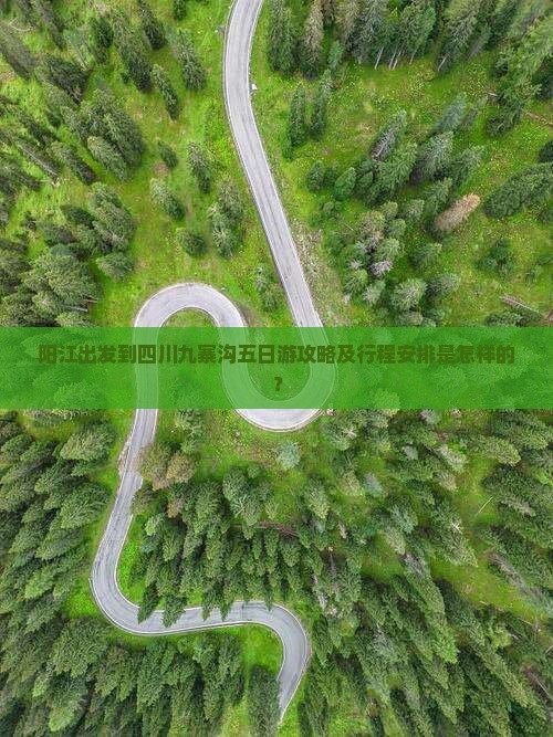 阳江出发到四川九寨沟五日游攻略及行程安排是怎样的？