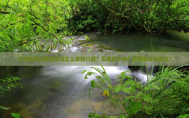 上饶去四川黄龙旅游怎么安排行程？需要多少钱？有哪些必玩景点？