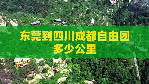 东莞到四川成都自由团多少公里